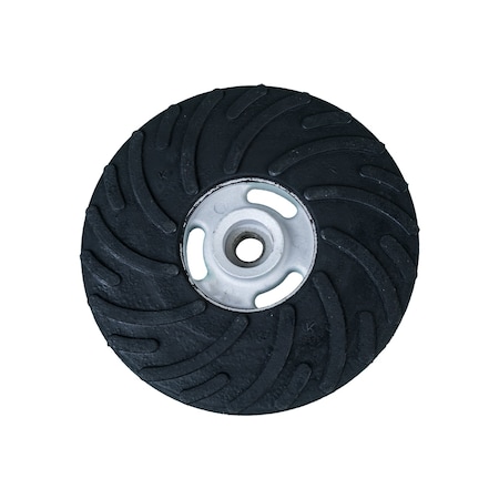 7 Ribbed Fiber Disc Backing Pad - 5/8-11 Nut - Regular Density